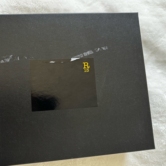 R13 HighTop Sneakers - Ecru Convas - 9 - Picture 14 of 16